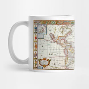 John Speed - America Map 1626 -  Ancient Worlds Mug